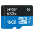 Lexar 633X microSDXC 16GB High-Performance Class10 Memory Cards with SD Adapter (up to 95MB/s Read)