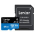 Lexar 633X microSDXC 64GB High-Performance A1 U3 UHS-I Memory Cards with SD Adapter (up to 95MB/s Read, Write 45MB/s)