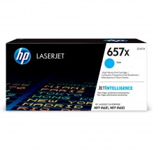 HP 657X Cyan Toner Cartridge - 23k