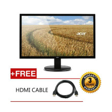 Acer K202HQL (Abix) 19.5" 1366 x 768 16:9 LED Monitor Free HDMI Cable