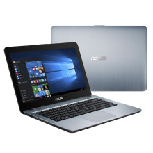 Asus X441U-VWX278T Gradient, Silver, 14", I3-6100U, 4G, 1TB, 2GB, W10