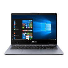 Asus VivoBook Flip TP410U-FEC026T 14" FHD Touch Laptop - i5-8250U, 4GB, 1TB, MX130 2GB, W10, Grey