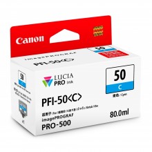 Canon PFI-50 ink tank (80ml) - Cyan