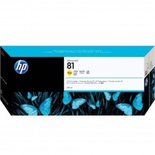 HP 81 DesignJet Dye Ink Cartridge 680-ml - Yellow (C4933A)