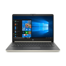 HP 14S-DK0000AX 14" Laptop - Amd Ryzen 3-3200U, 4gb, 1tb, Amd 530 2GB, W10, Gold