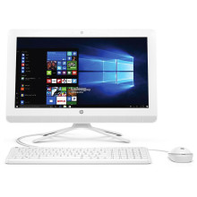 HP 20-c042D 19.5" FHD AIO Desktop PC - J3710, 4gb ram, 500gb hdd, Intel, W10, Whitc