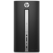 HP Pavilion 570-P023D Desktop PC - i3-7100, 4gb ram, 1tb hdd, Intel, W10, Black