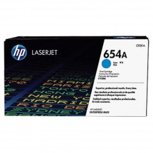 HP 654A Cyan LaserJet Toner Cartridge (CF331A)