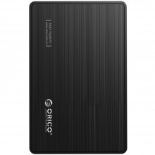 Orico 2588S3 2.5" SATA III Portable HDD Enclosure with USB3.0 cable (Black) (Item No: D15-02)