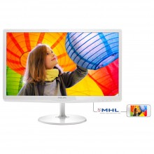 PHILIPS 24" Monitor - White (Item no: PLP247E6QDSW)