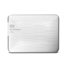 WD My Passport Ultra USB 3.0 Portable External Hard Drive 1TB - White (Item No: WDBZFP0010BWT)