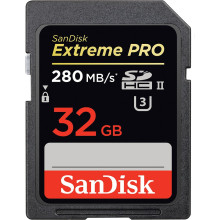 SanDisk ExtrPro280MB SDHC UHS-II MCard-32G (Item no: SDSDXPB-032G-G4)