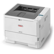 OKI B512dn Mono Printer B500 Series Duplex, Network LED Printer - 45762026